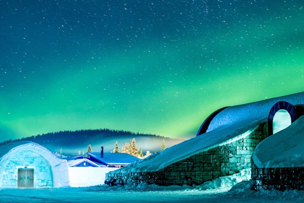 Icehotel i Jukkasjärvi — hotellfoto